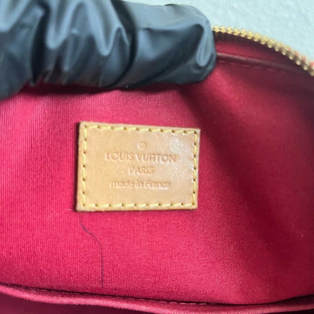 Louis Vuitton Glossy Red Satchel - Picture 12 of 14